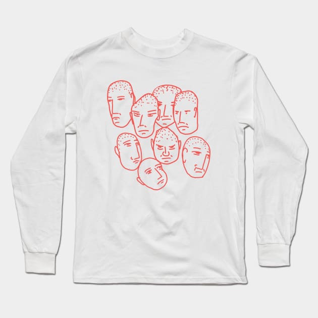 bald Long Sleeve T-Shirt by anthro